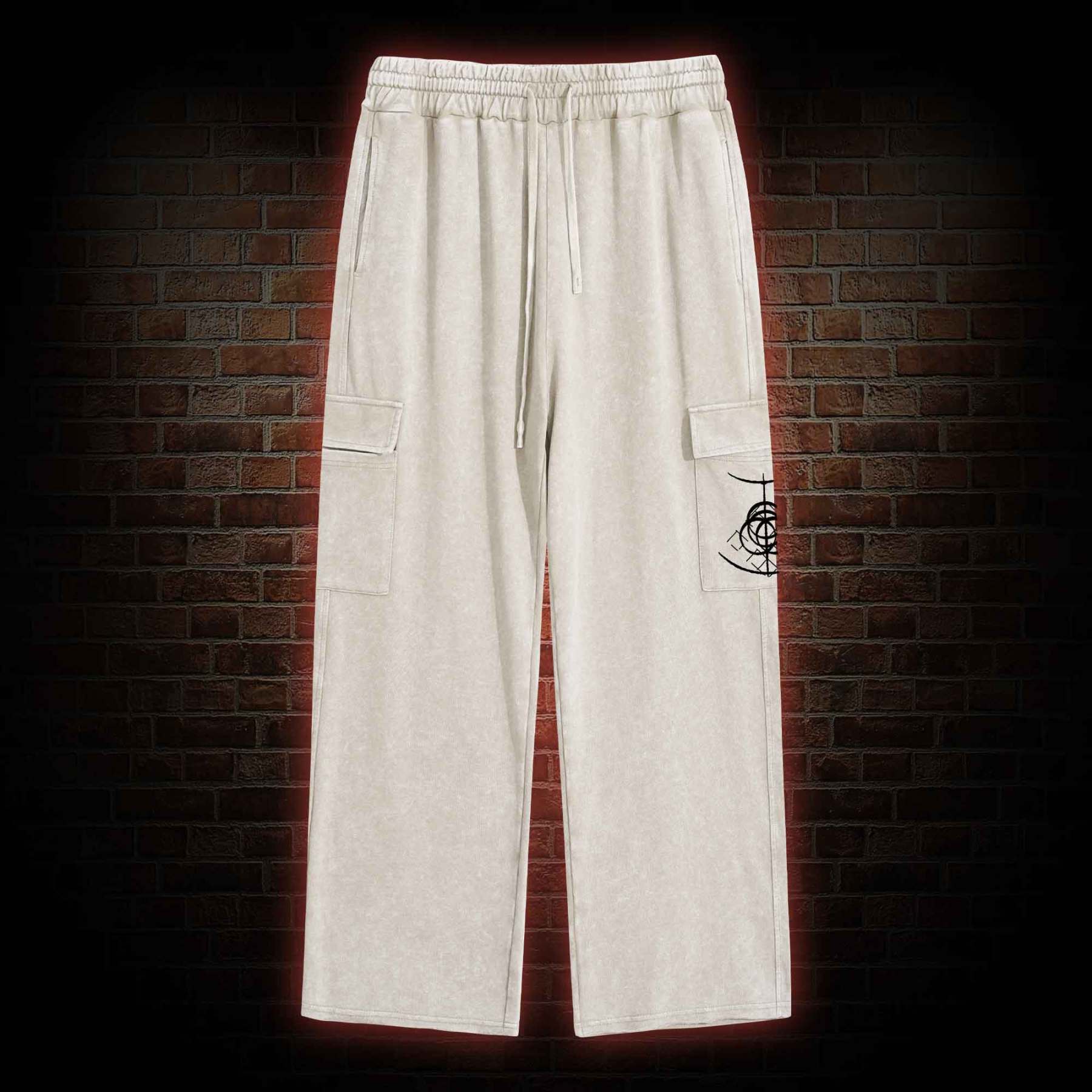 The Fallen Leaves Tell a Story Washed Cargo Pants