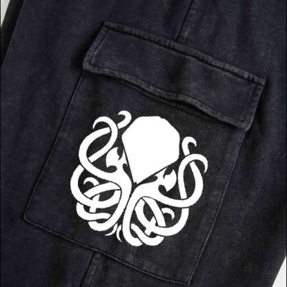 Cthulhu Washed Cargo Pants