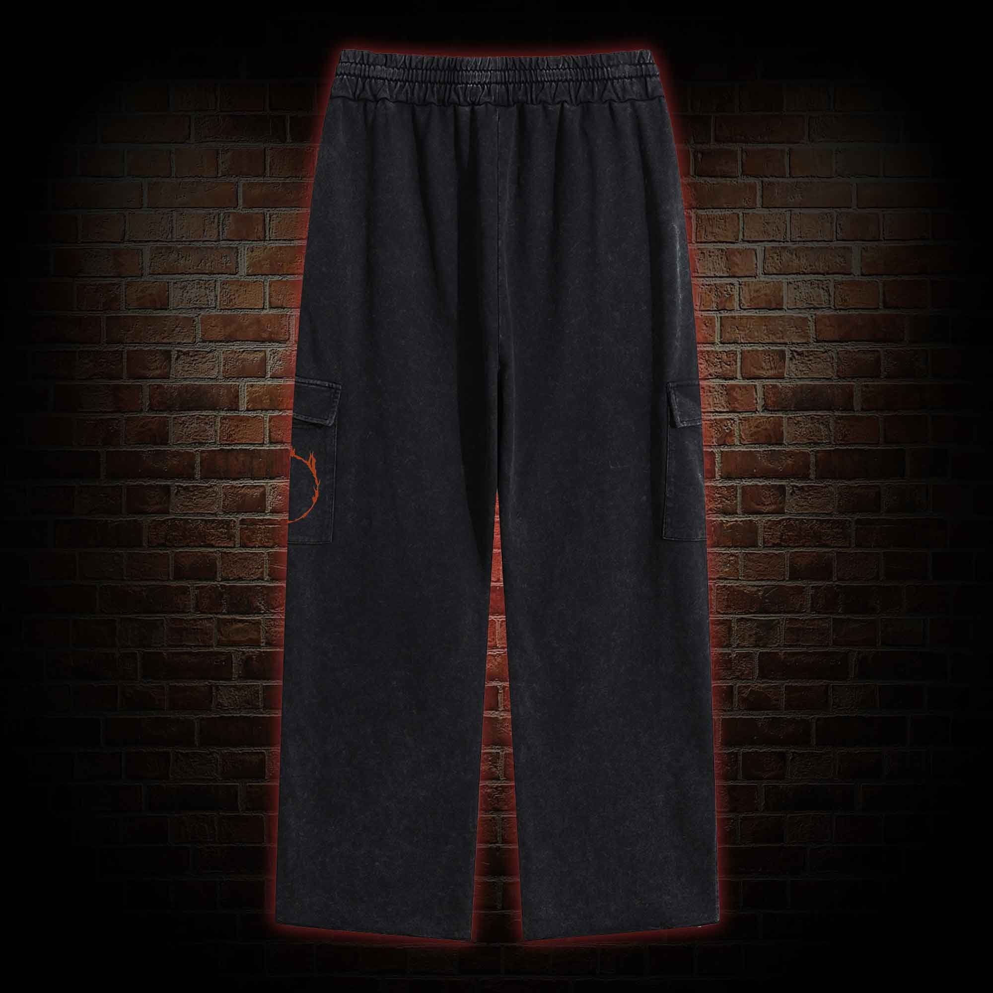 Accursed Undead Washed Cargo Pants