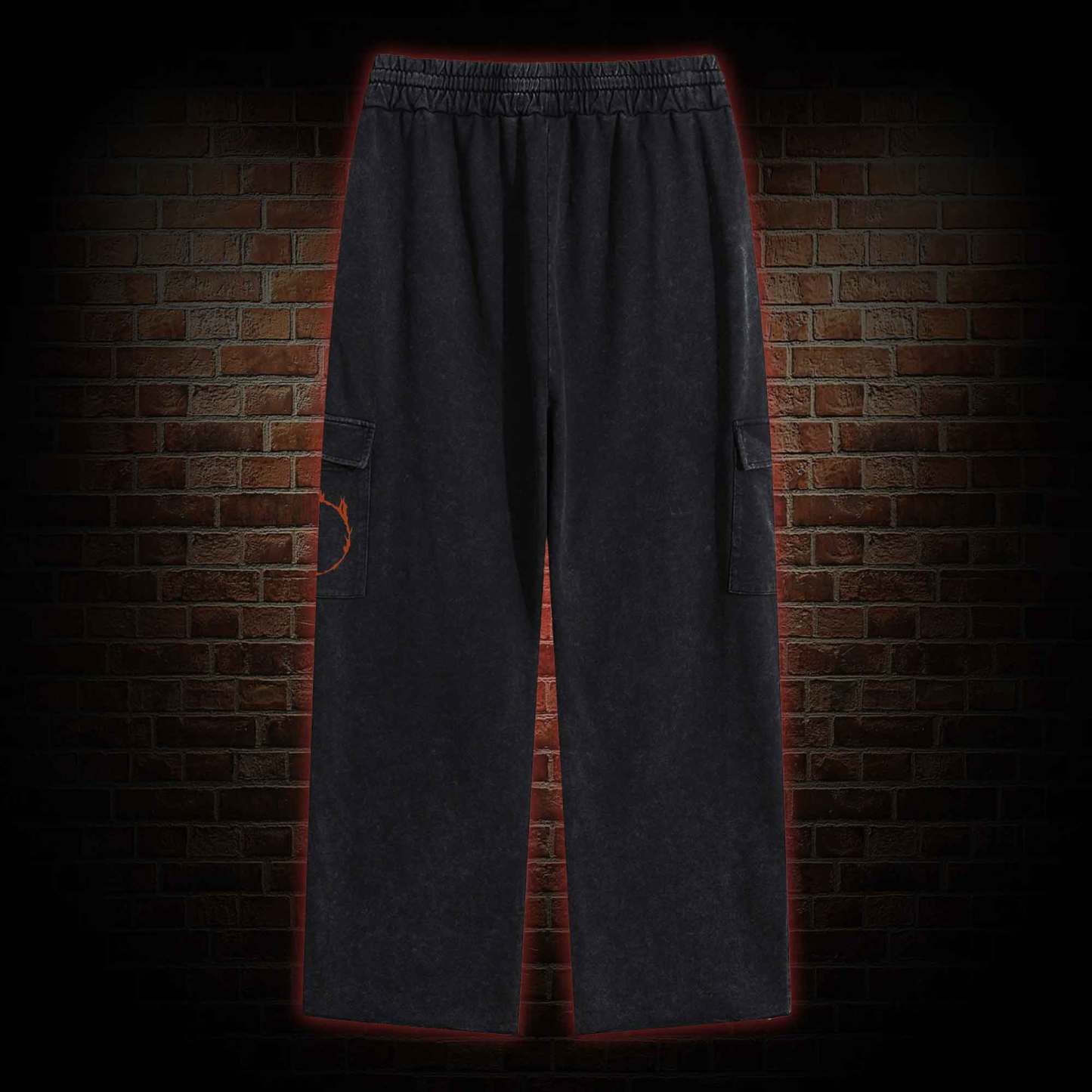 Accursed Undead Washed Cargo Pants