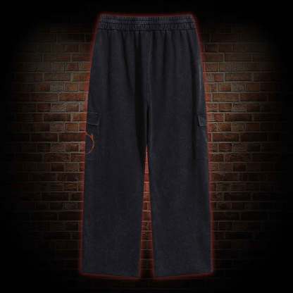 Accursed Undead Washed Cargo Pants