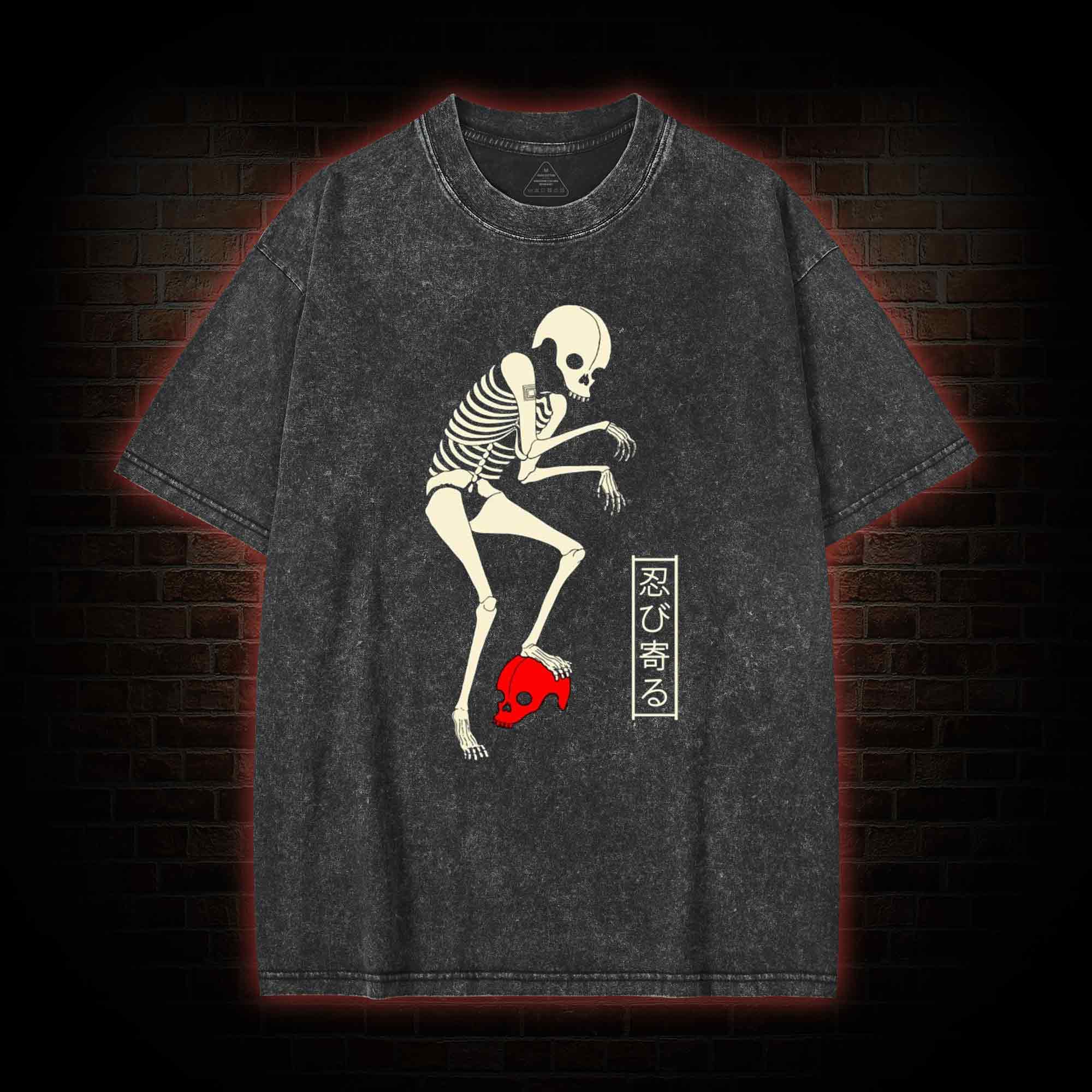 Creep Skull Washed T-shirt