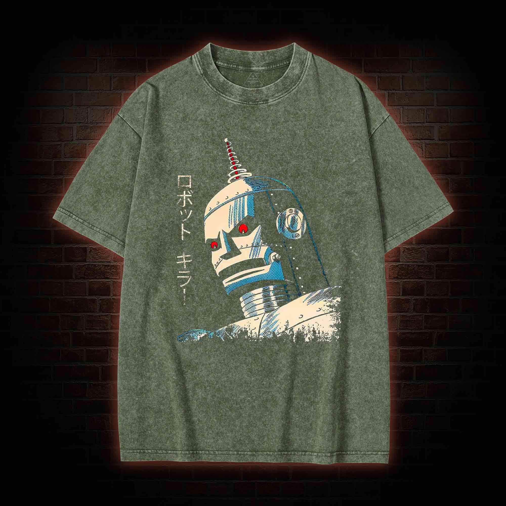 Killer Robot Washed T-shirt