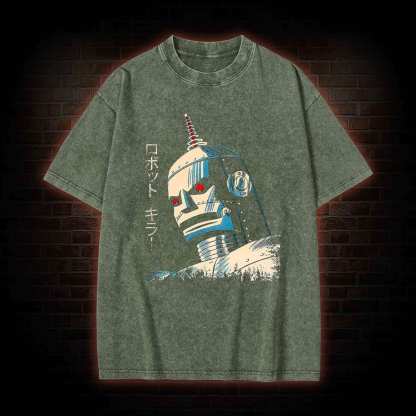 Killer Robot Washed T-shirt