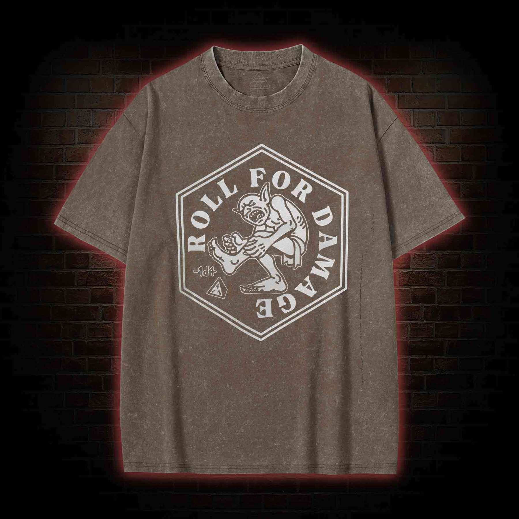 Roll for Damage Washed T-shirt