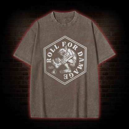 Roll for Damage Washed T-shirt