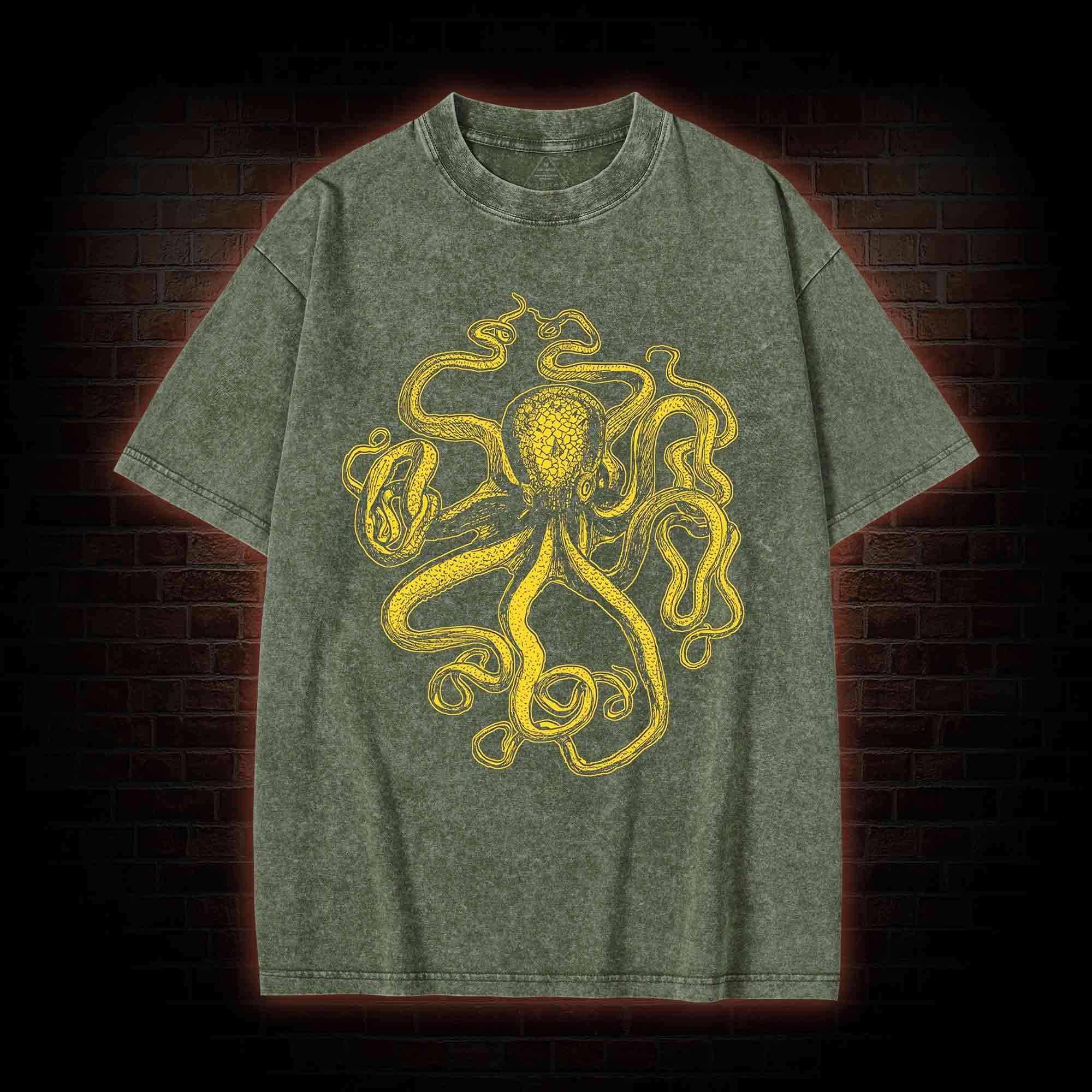 Vintage Kraken Washed T-shirt