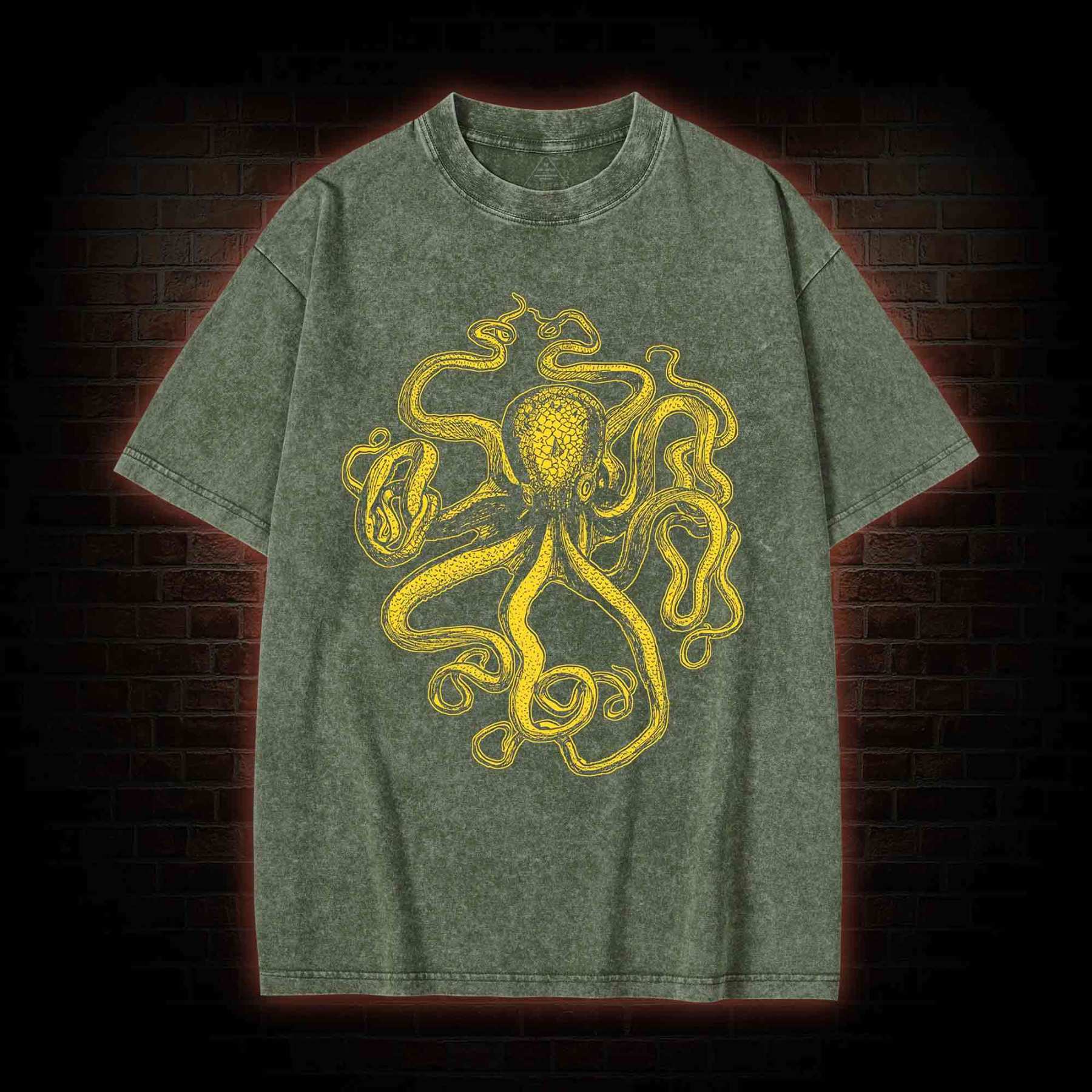 Vintage Kraken Washed T-shirt
