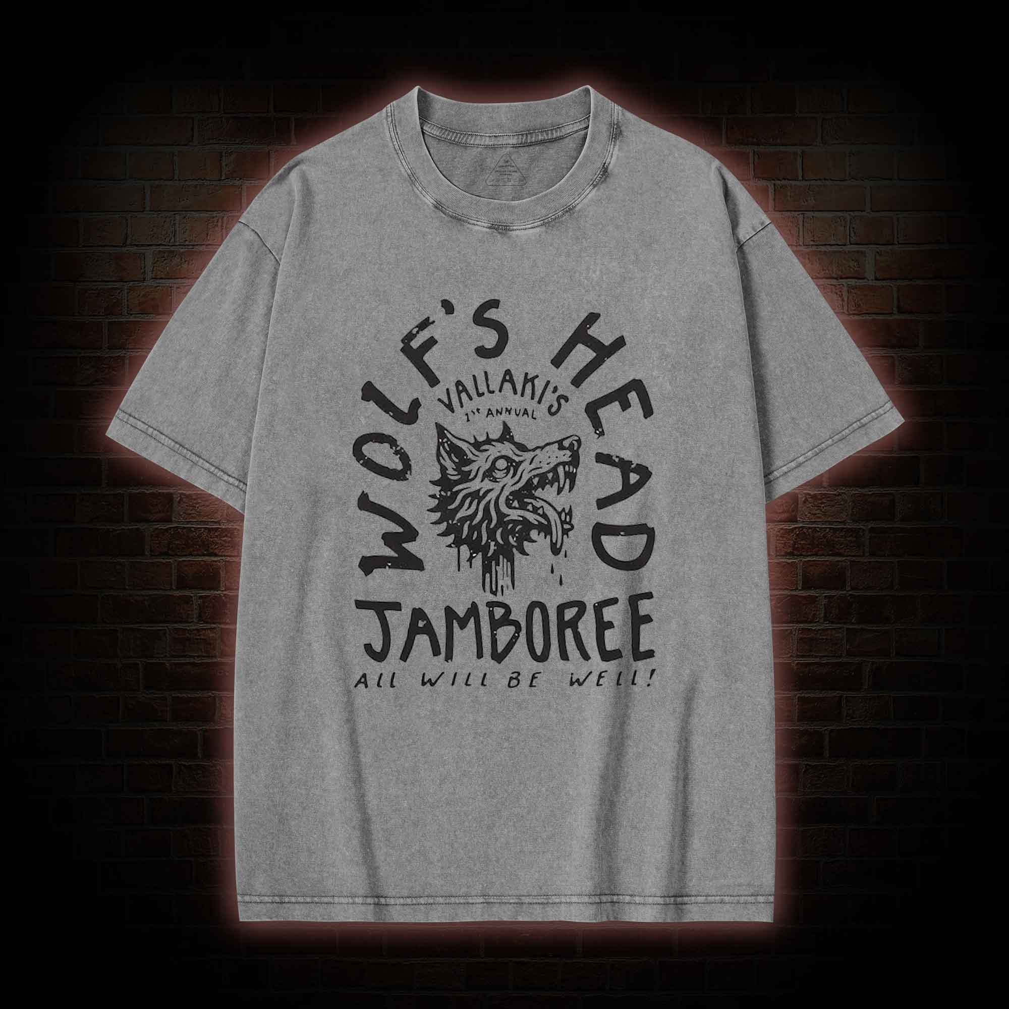Wolf's Head Jamboree Washed T-shirt