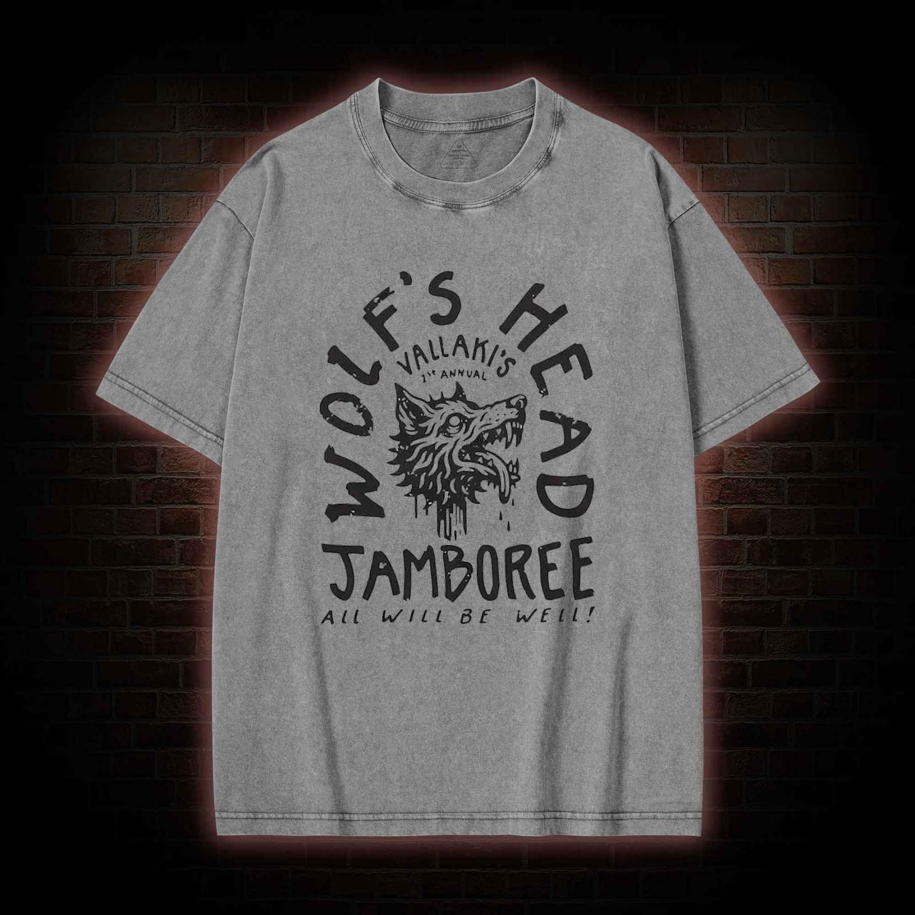Wolf's Head Jamboree Washed T-shirt