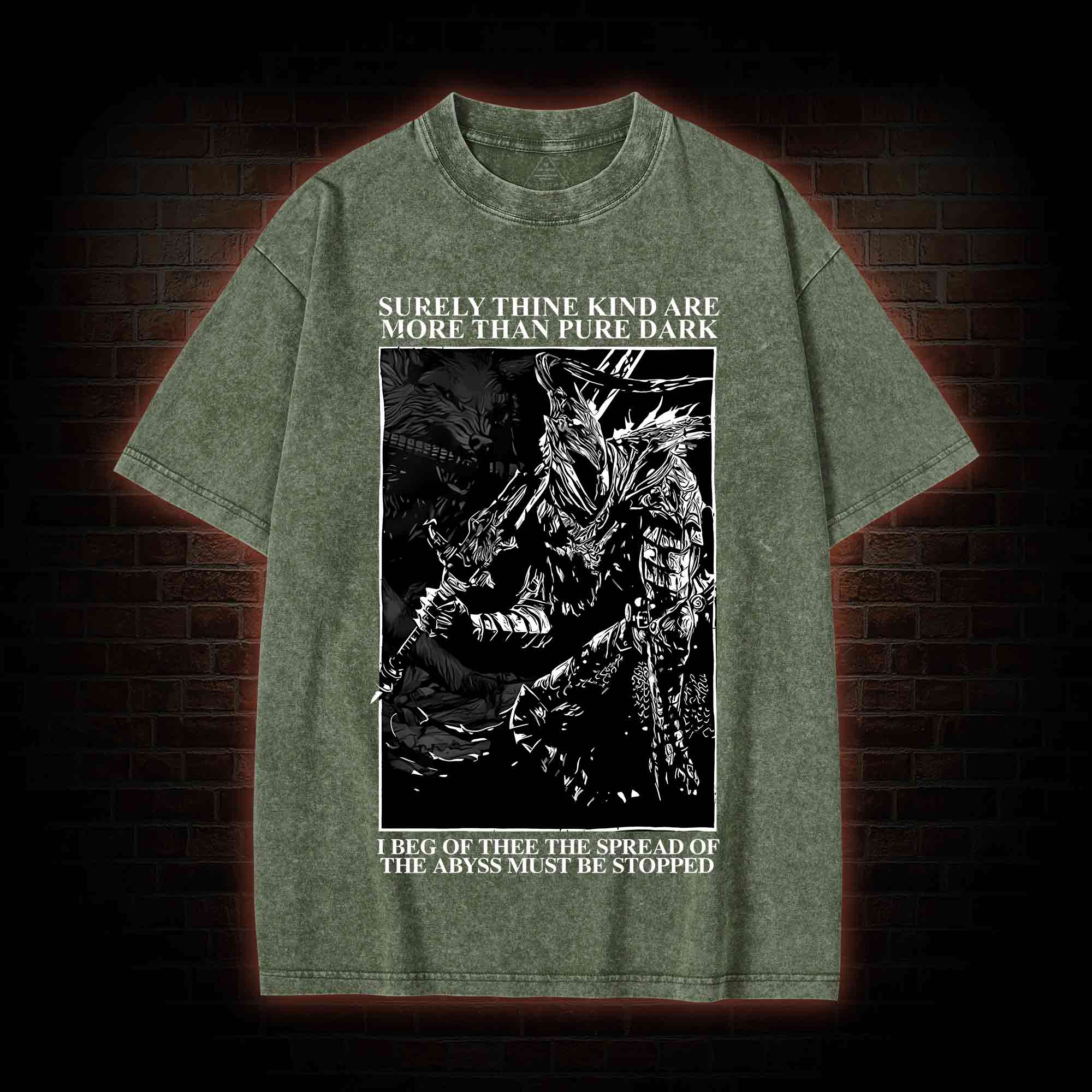 Artorias the Abysswalker Washed T-shirt