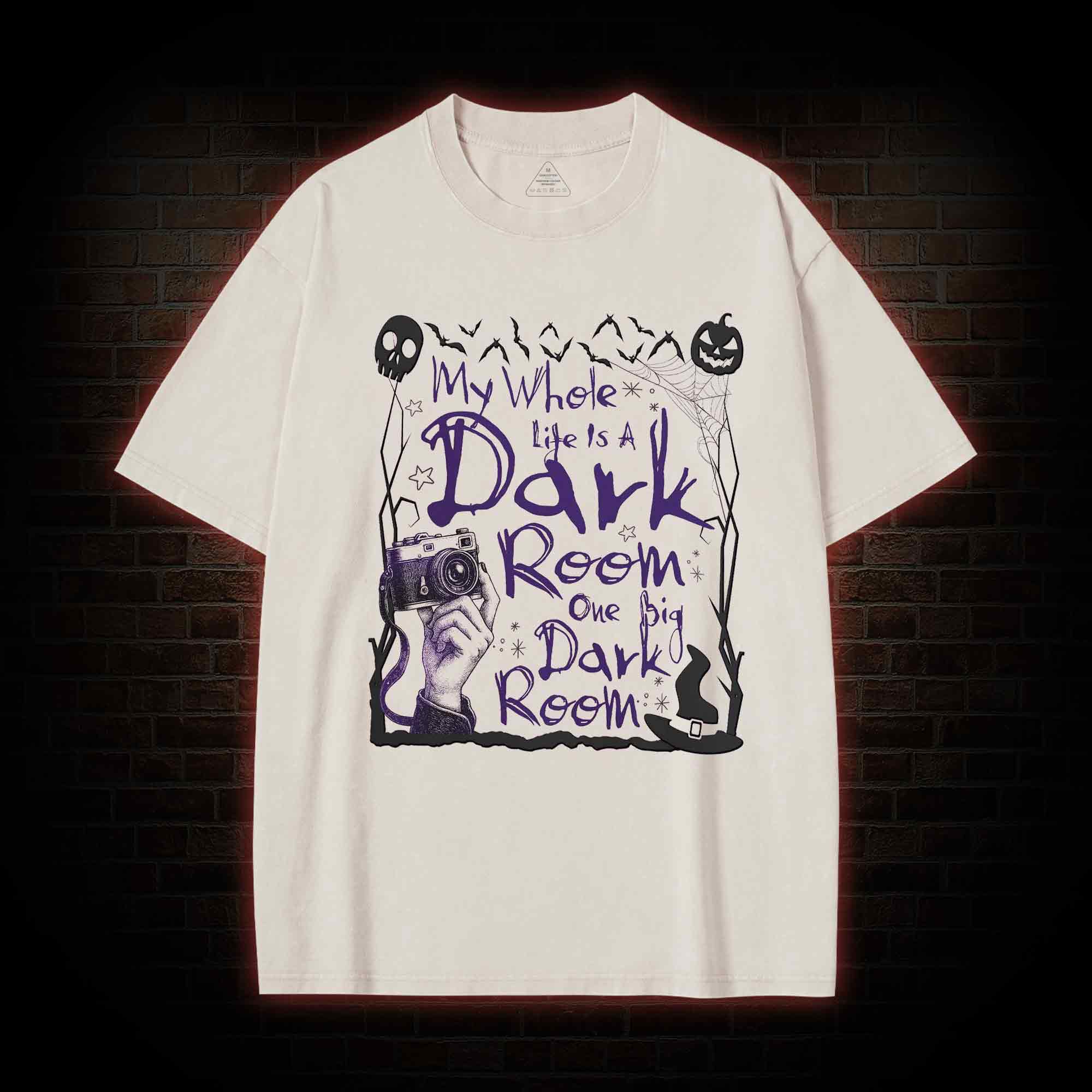 My Whole Life is A Dark Room Washed T-shirt