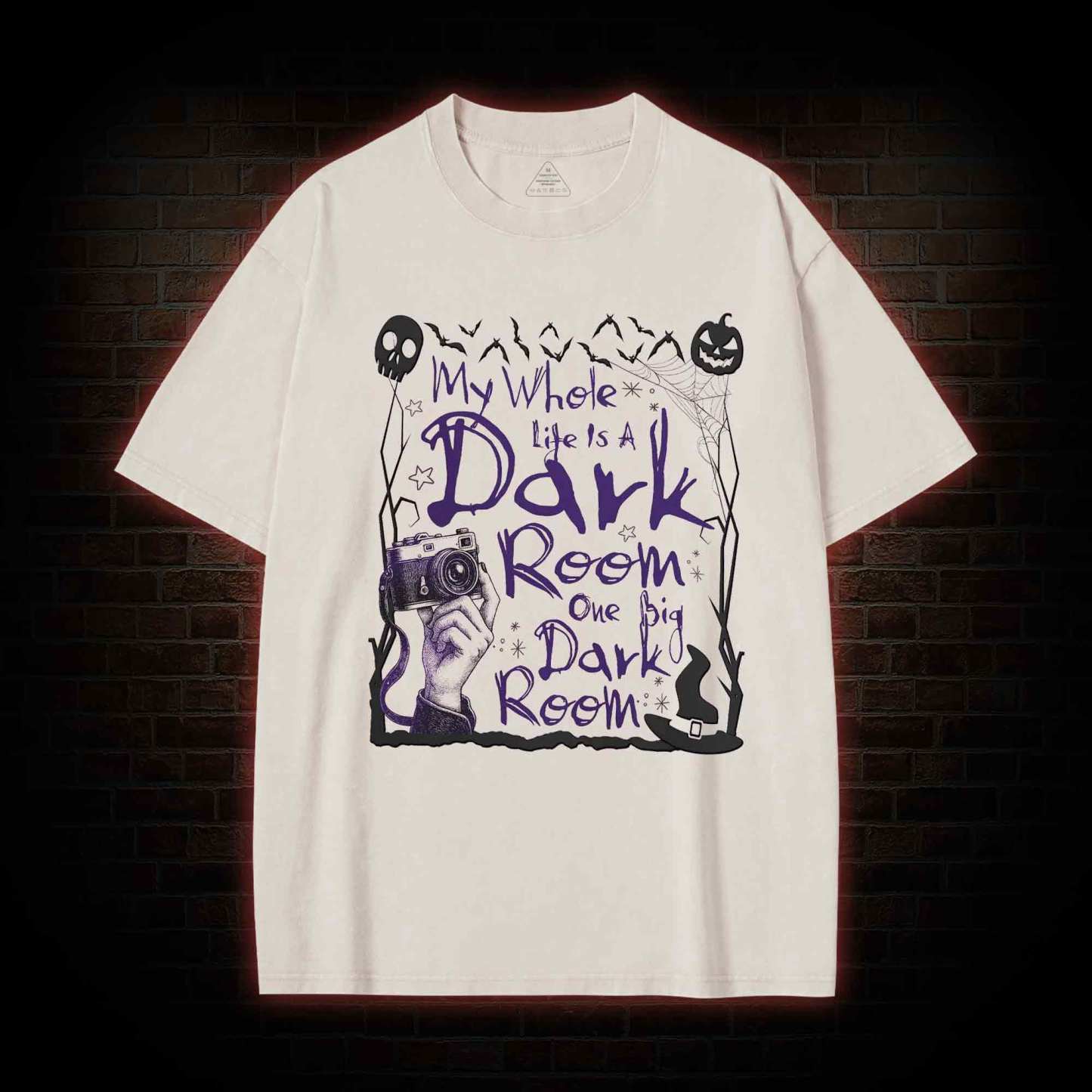 My Whole Life is A Dark Room Washed T-shirt