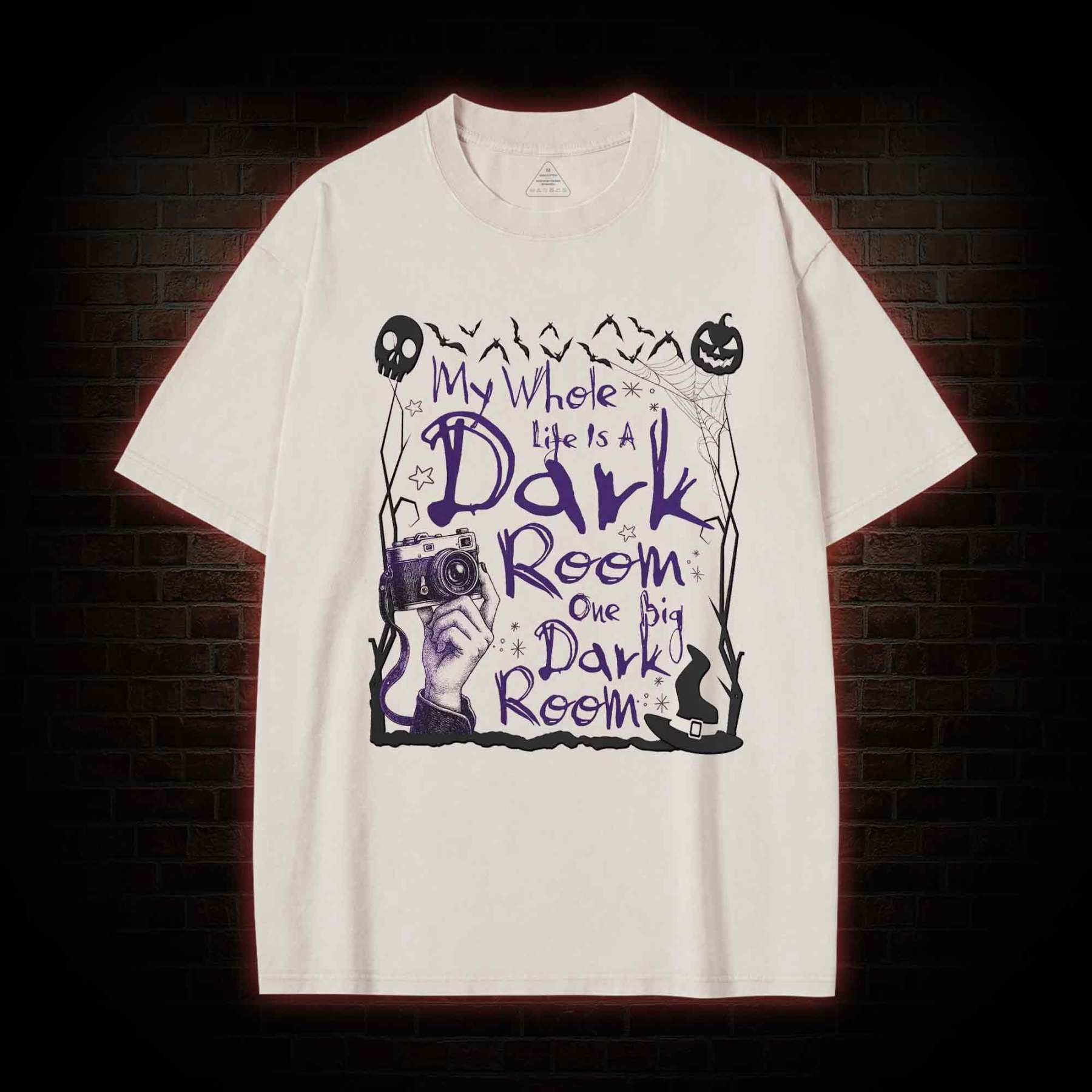 My Whole Life is A Dark Room Washed T-shirt