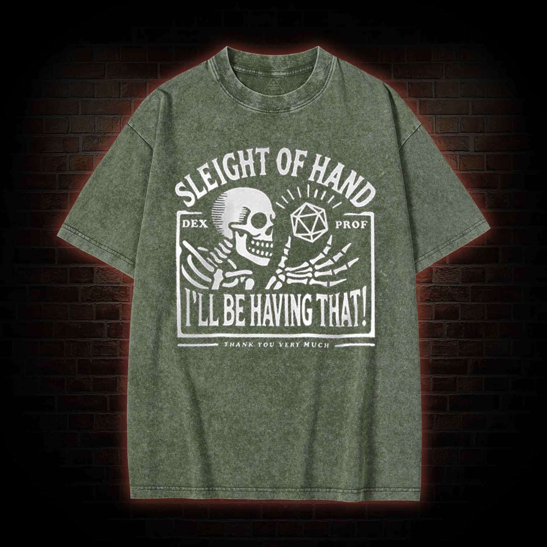 Sleight of Hand Washed T-shirt