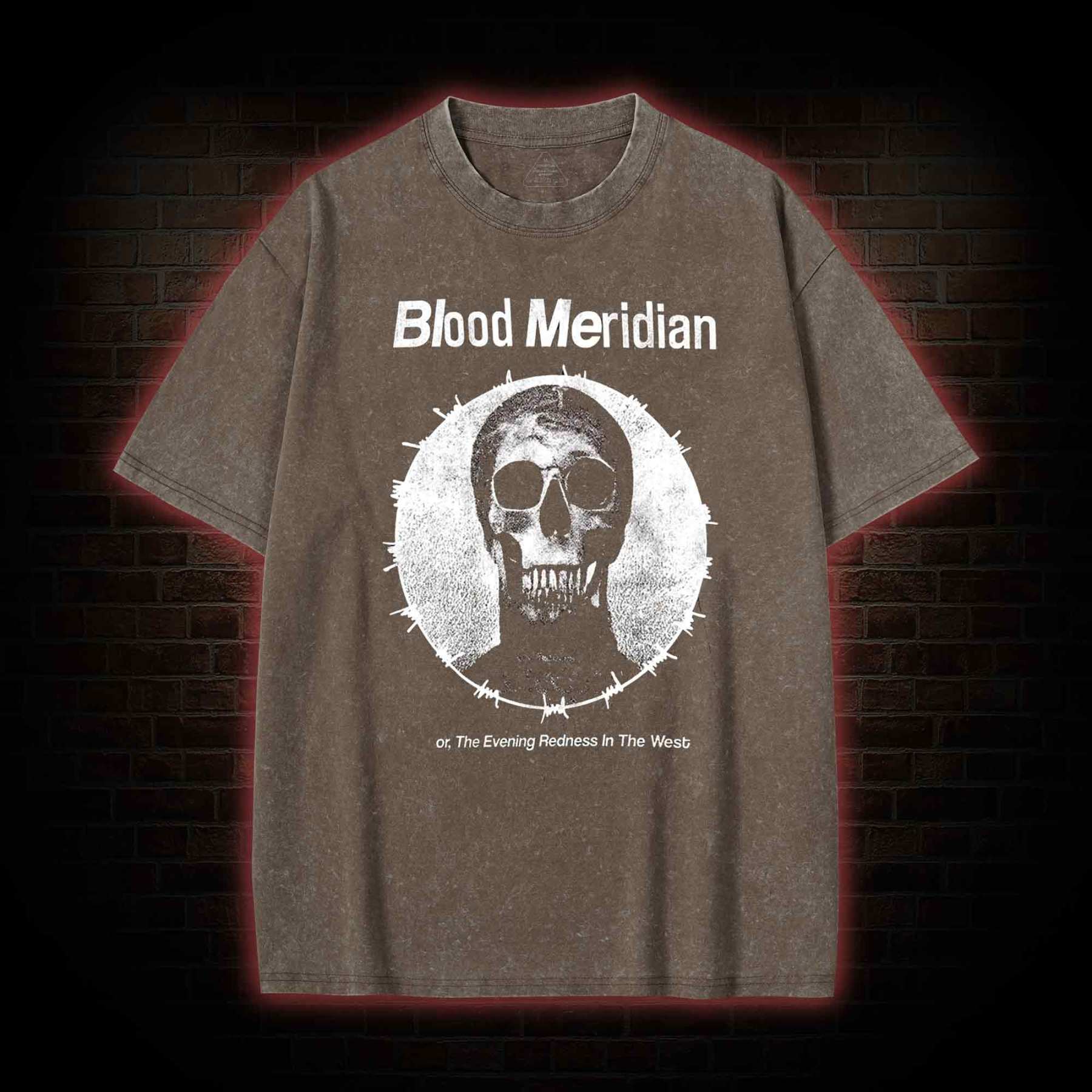 The Evening Redness in the West Washed T-shirt