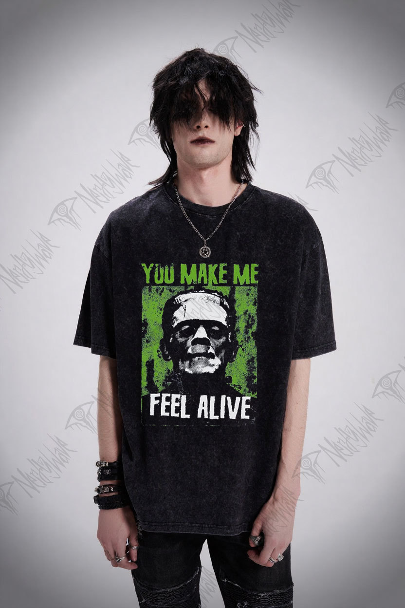 You Make Me Feel Alive Washed T-shirt