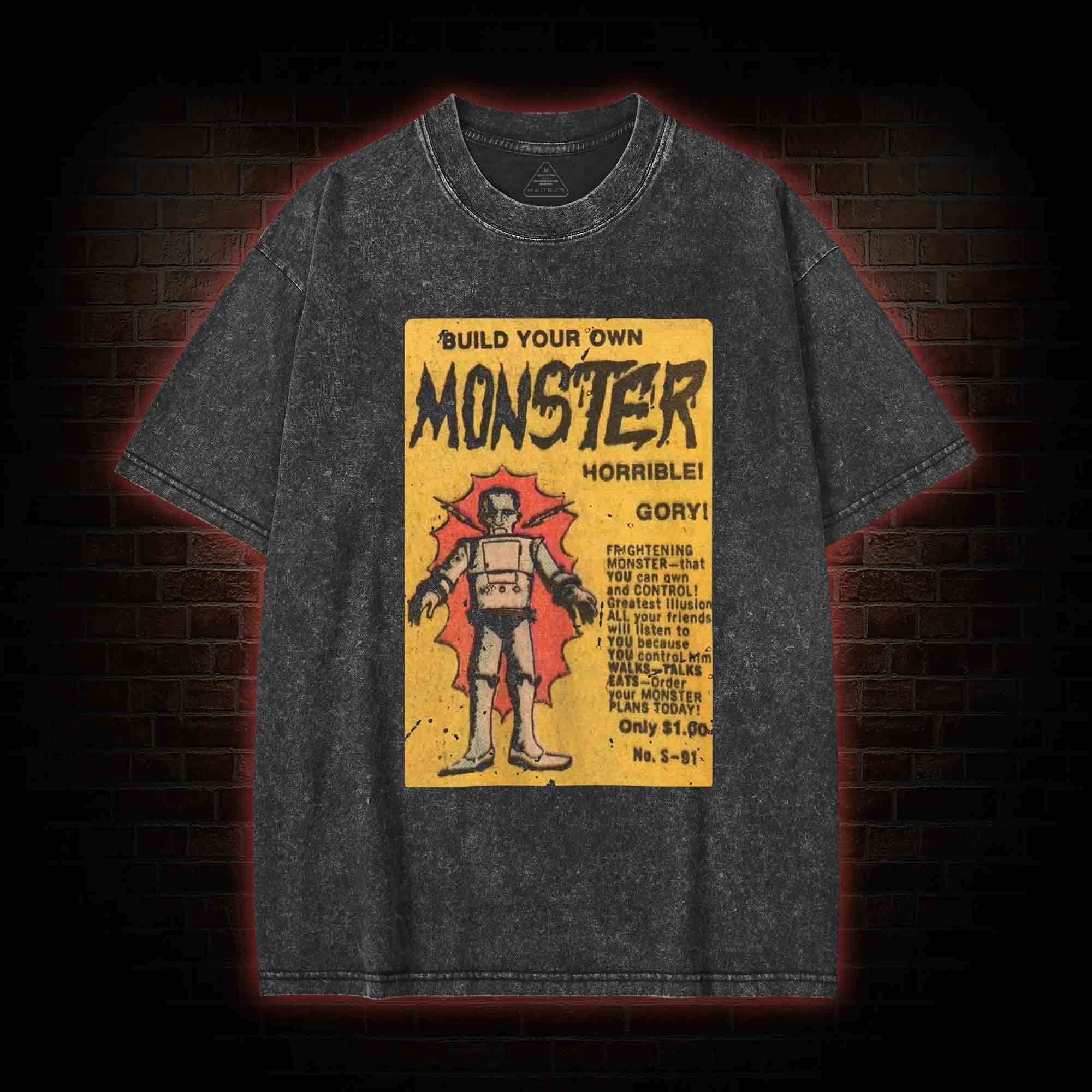 Build Your Own Monster Washed T-shirt