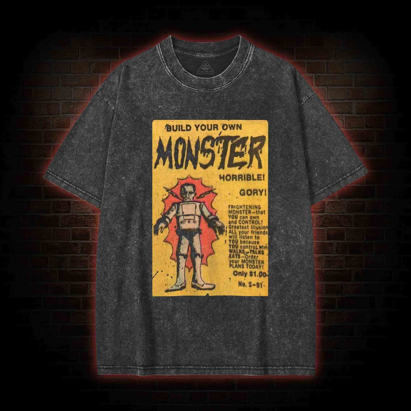Build Your Own Monster Washed T-shirt