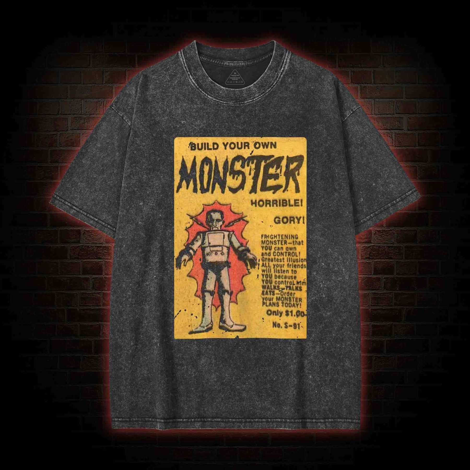 Build Your Own Monster Washed T-shirt