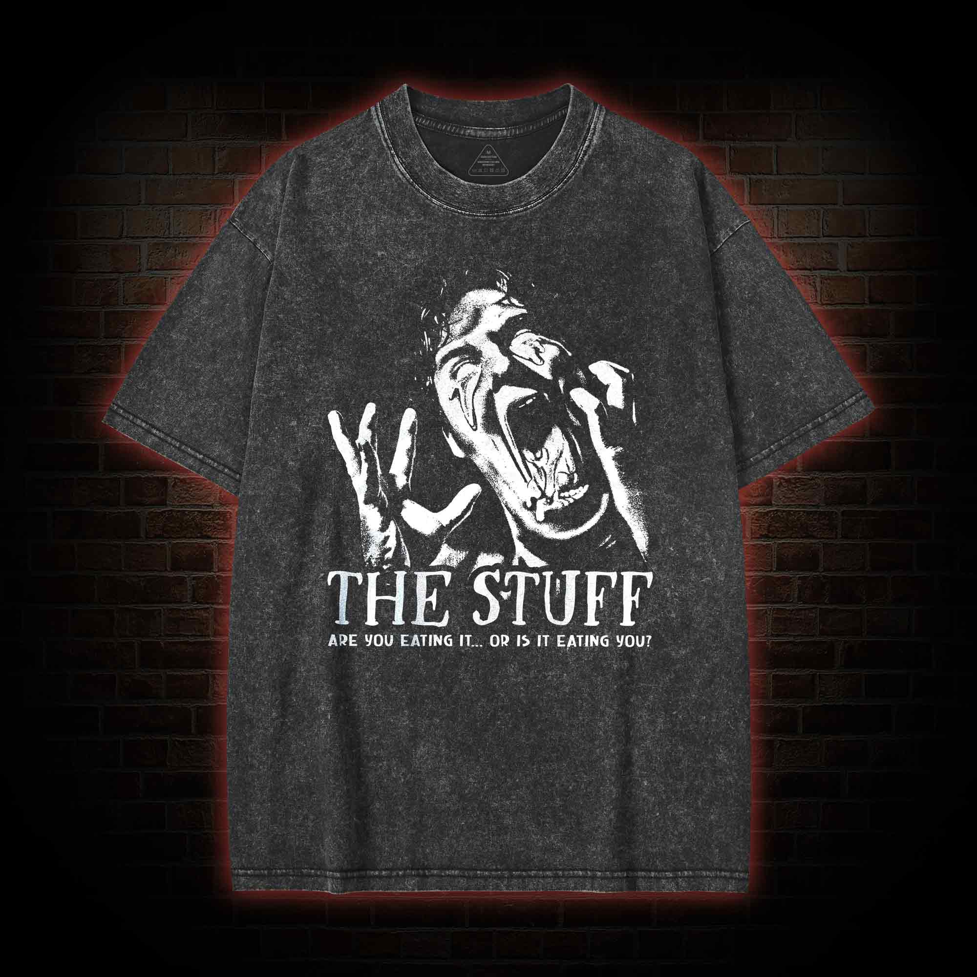 Are You Eating it or is it Eating You Washed T-shirt