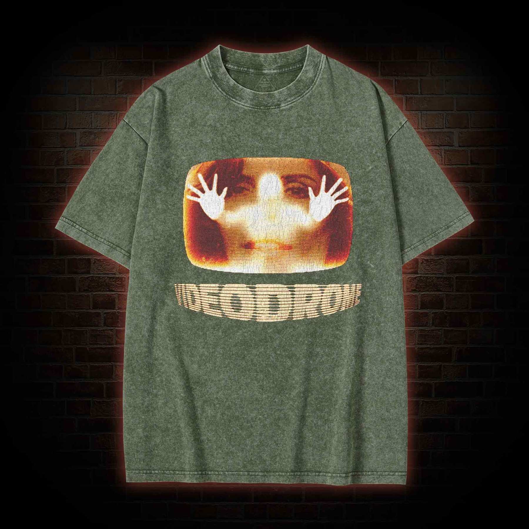 Careful... It Bites Washed T-shirt