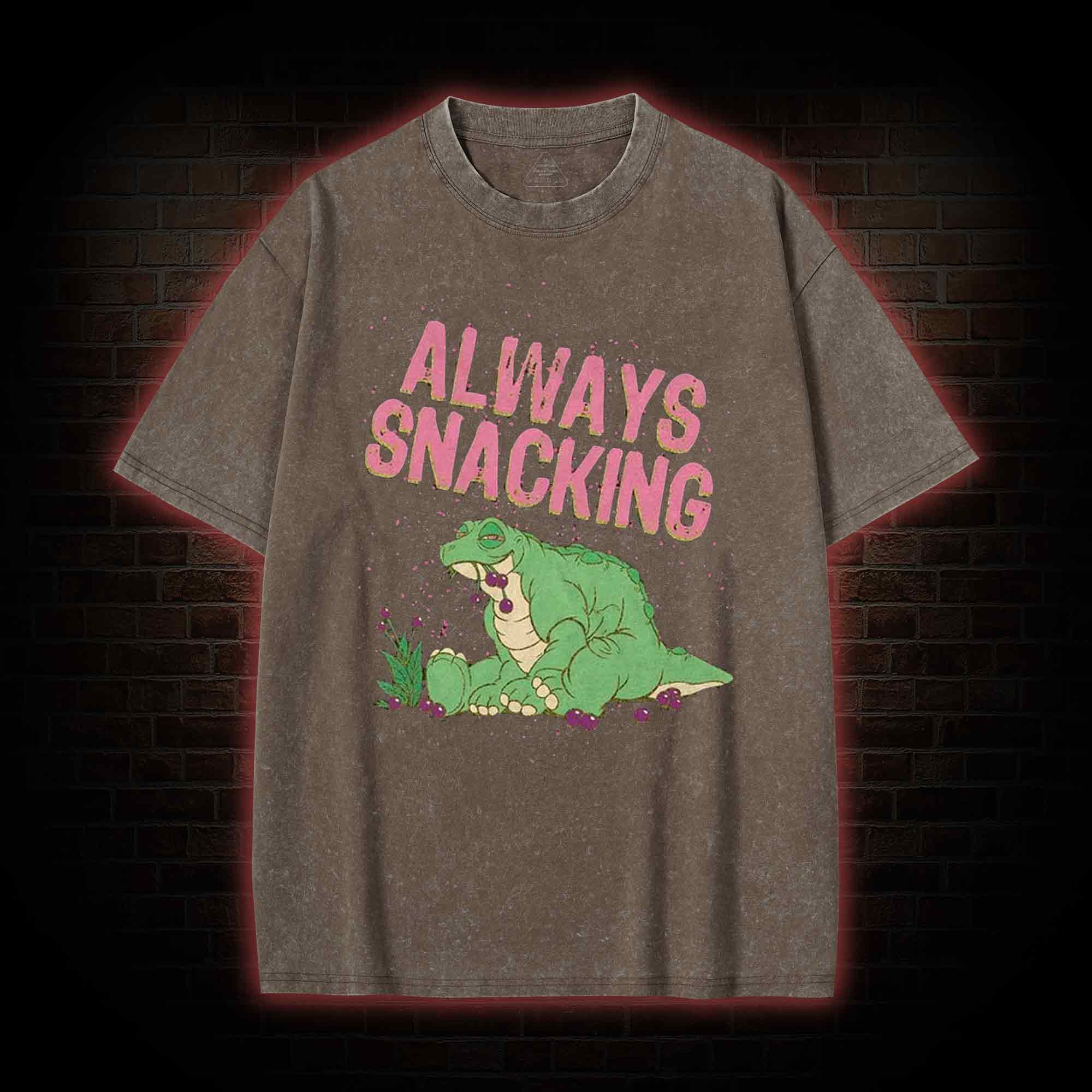 Always Snacking Washed T-shirt