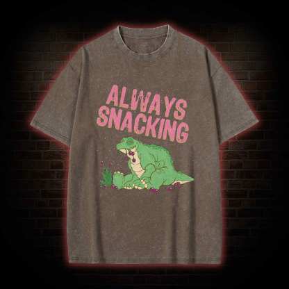 Always Snacking Washed T-shirt