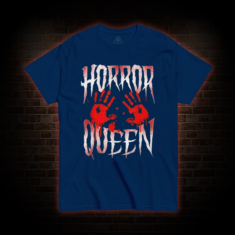 Horror Movie Blood Hand Queen Scary T-Shirt