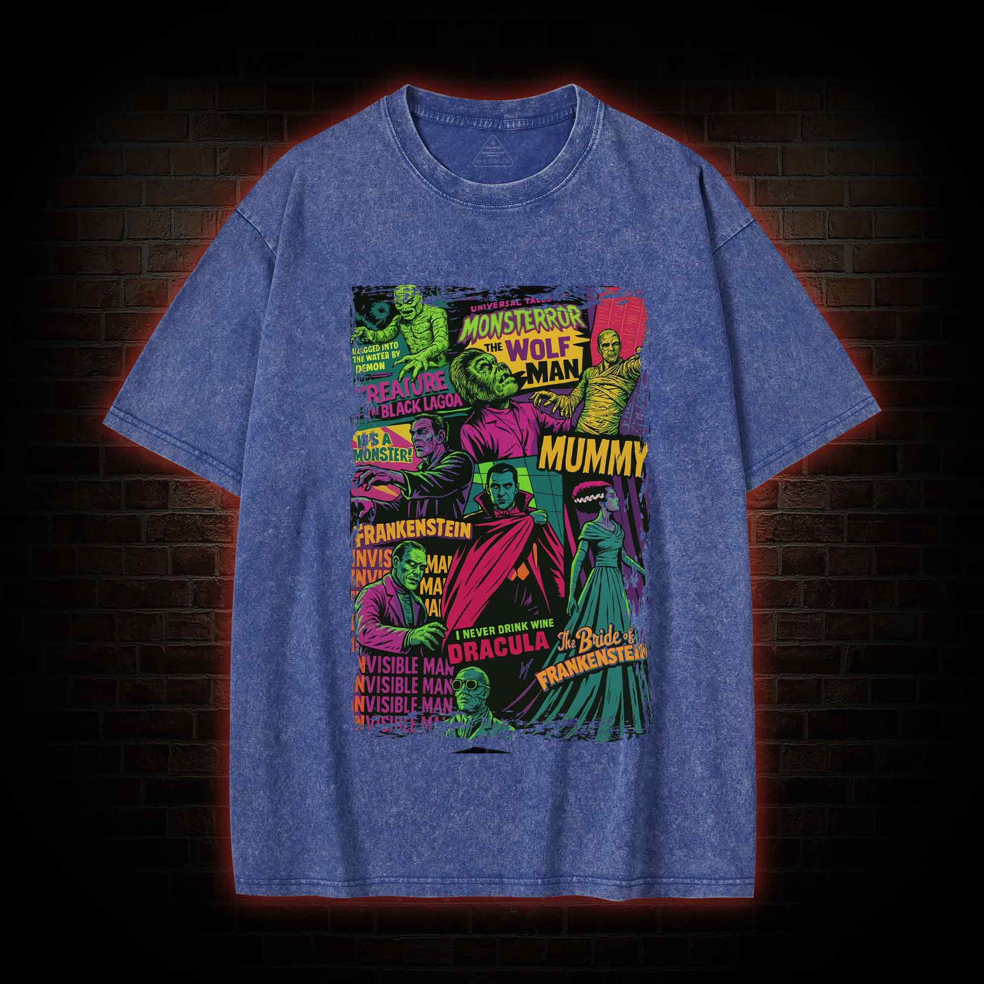 Monsters Washed T-shirt