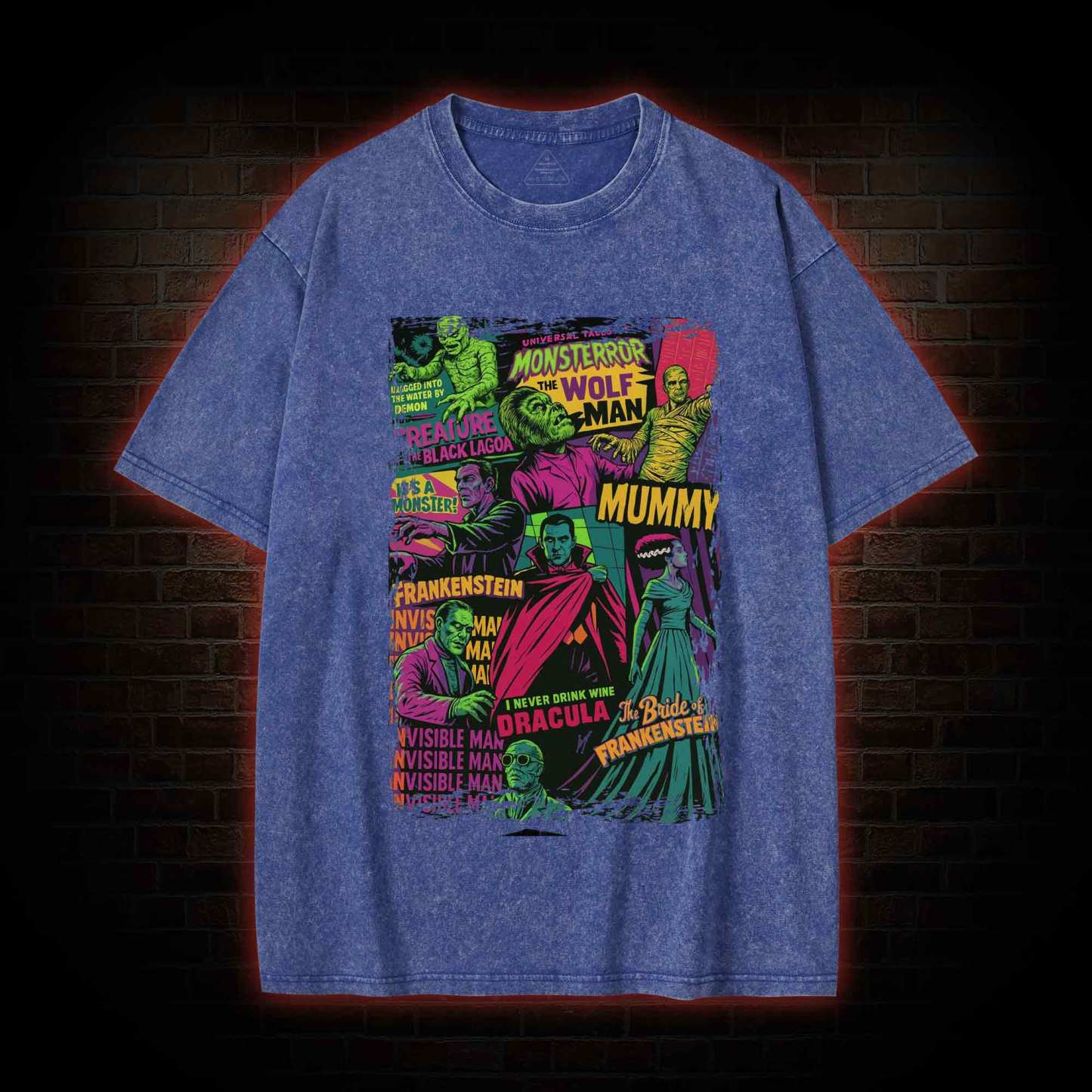 Monsters Washed T-shirt