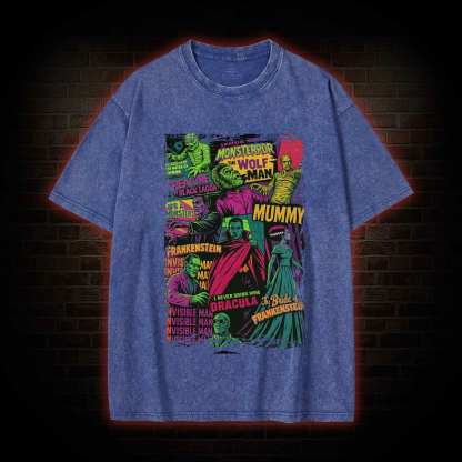 Monsters Washed T-shirt
