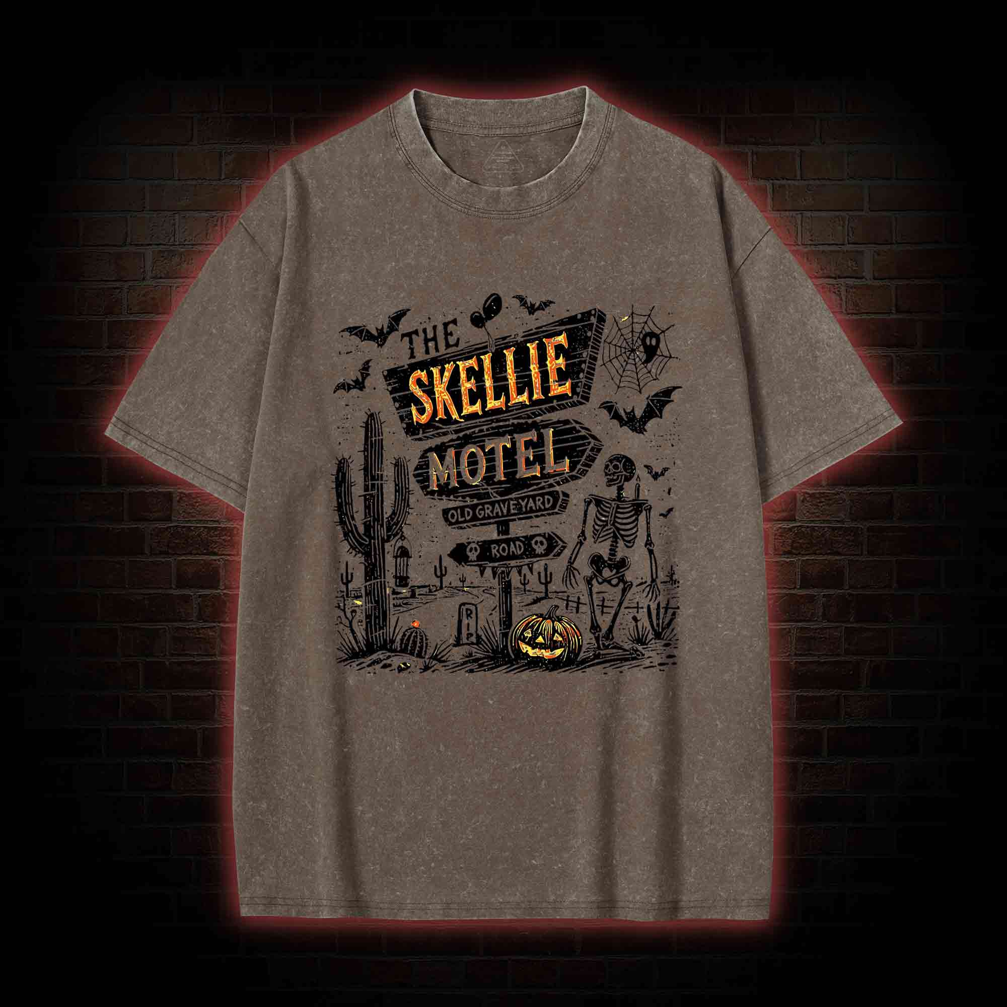Skellie Mote Washed T-shirt