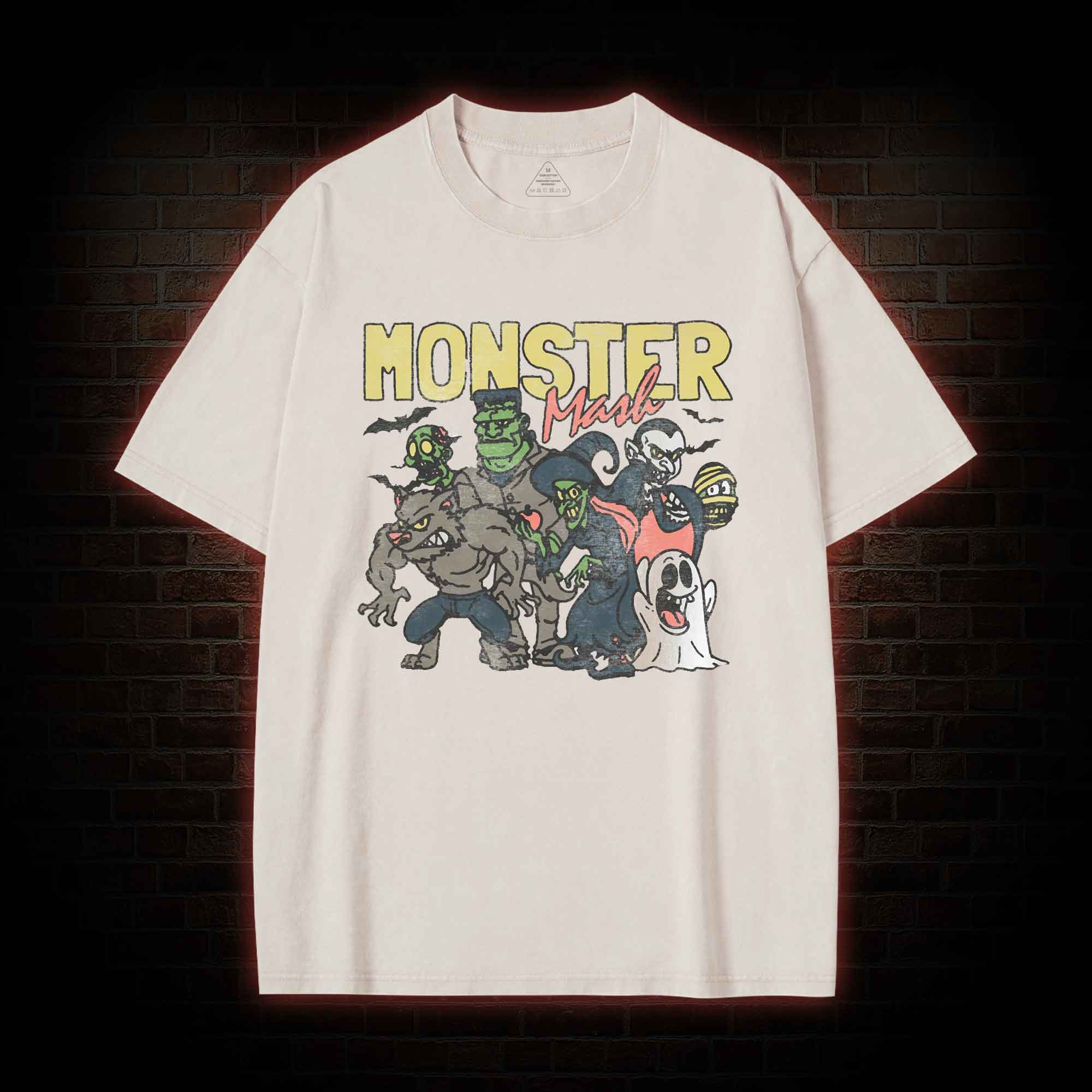 Ghost Halloween Washed T-shirt