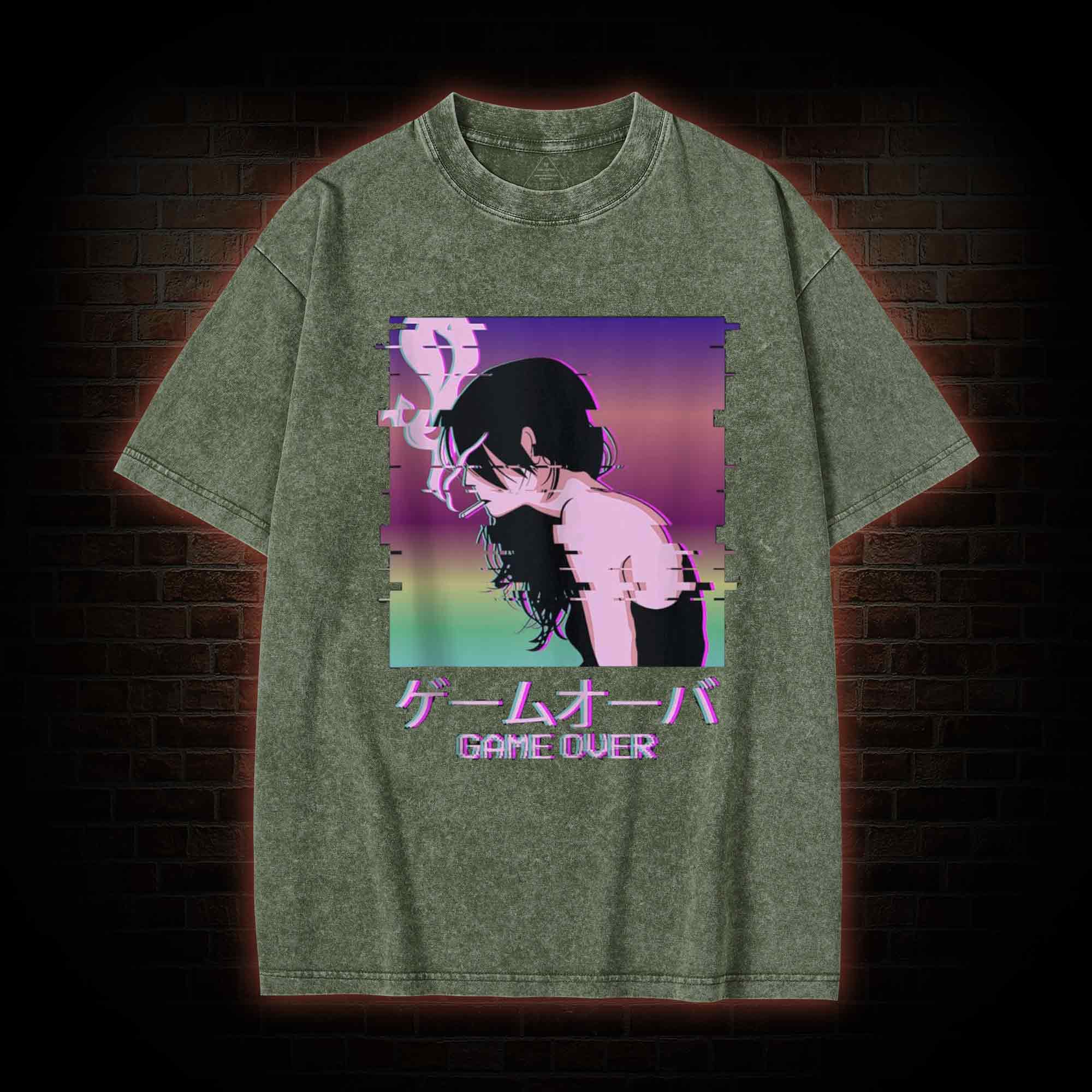 Sad Girl Washed T-shirt