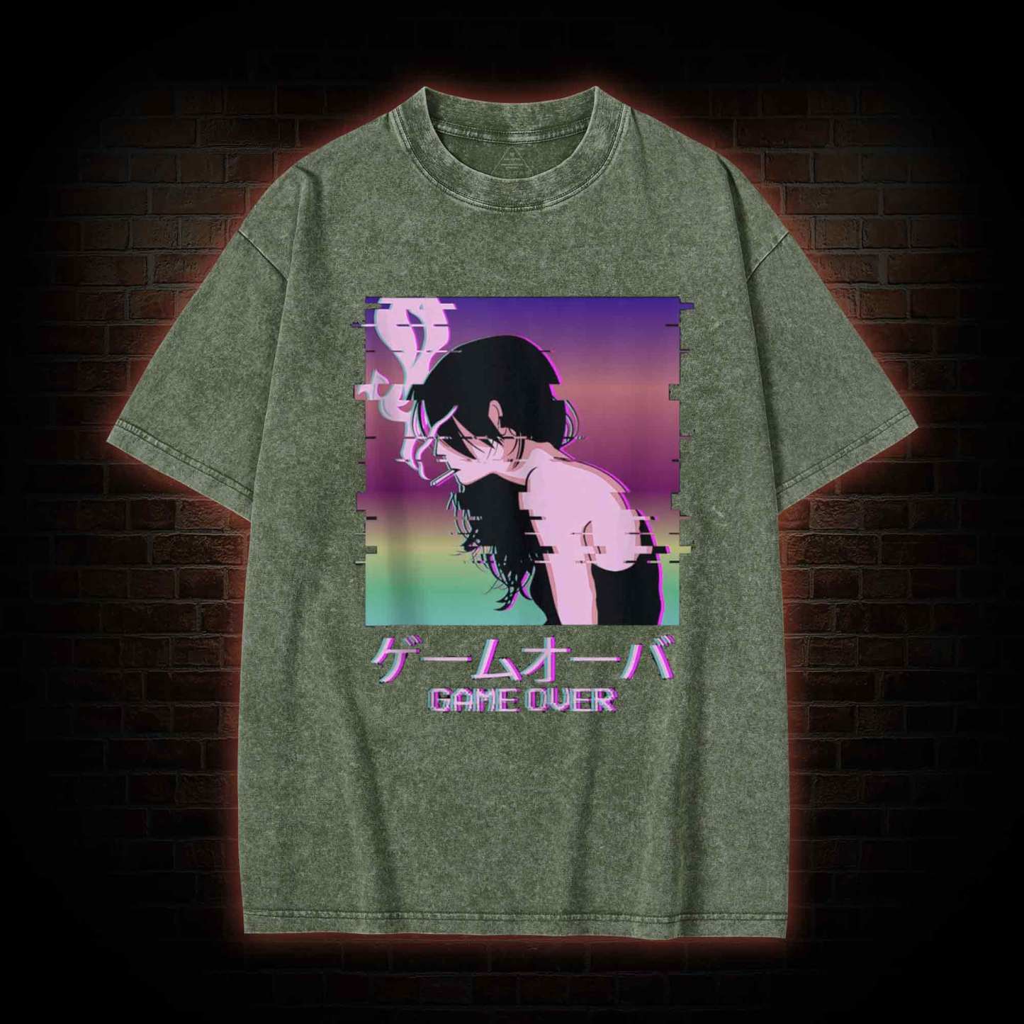 Sad Girl Washed T-shirt