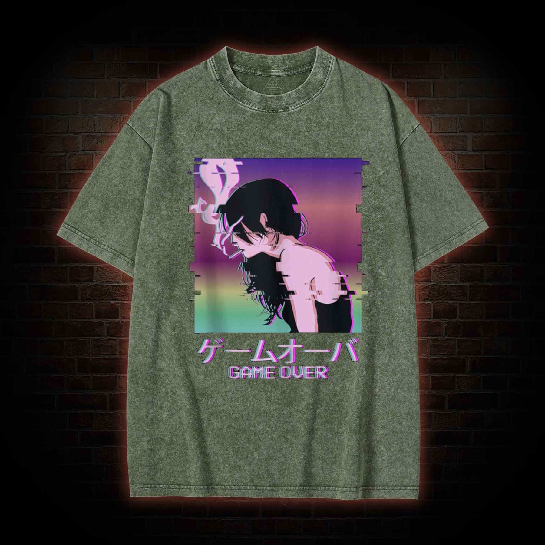 Sad Girl Washed T-shirt