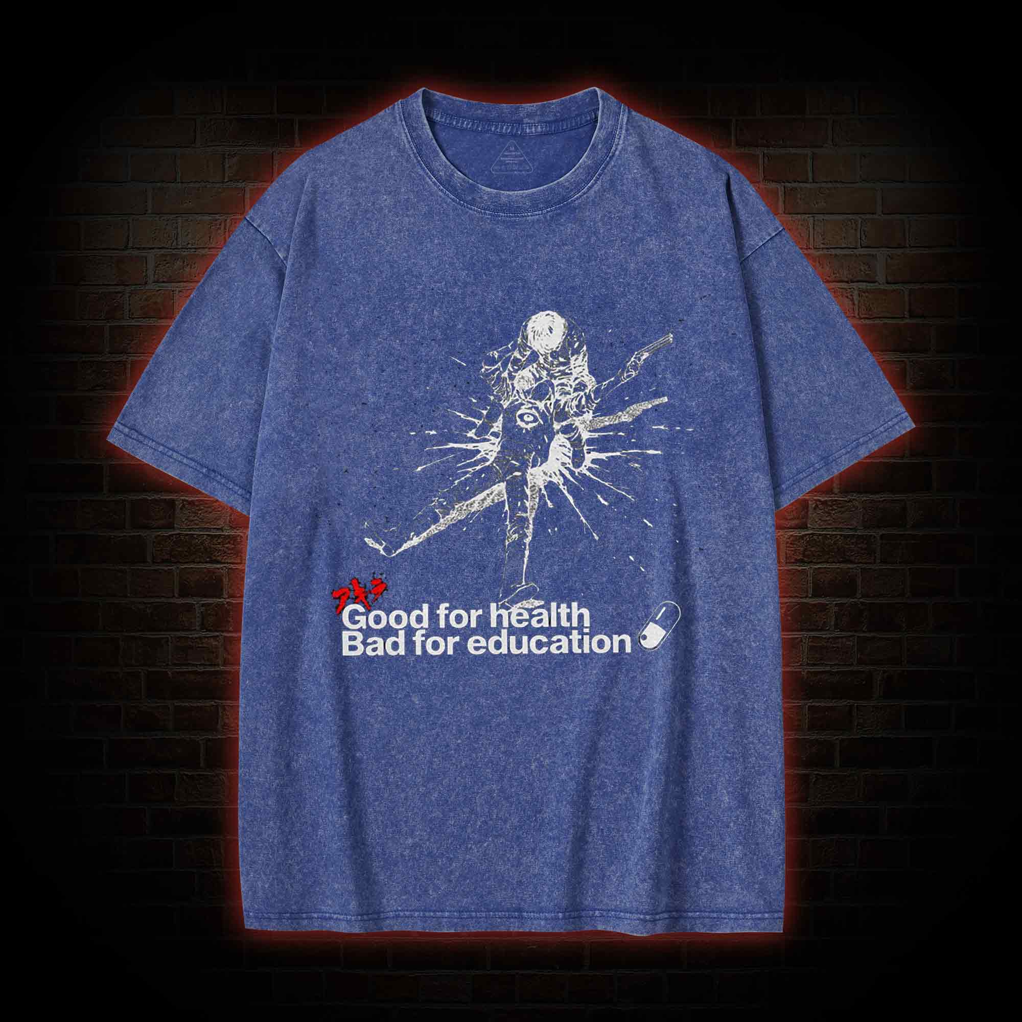 Good for Health Bad for Education Washed T-shirt