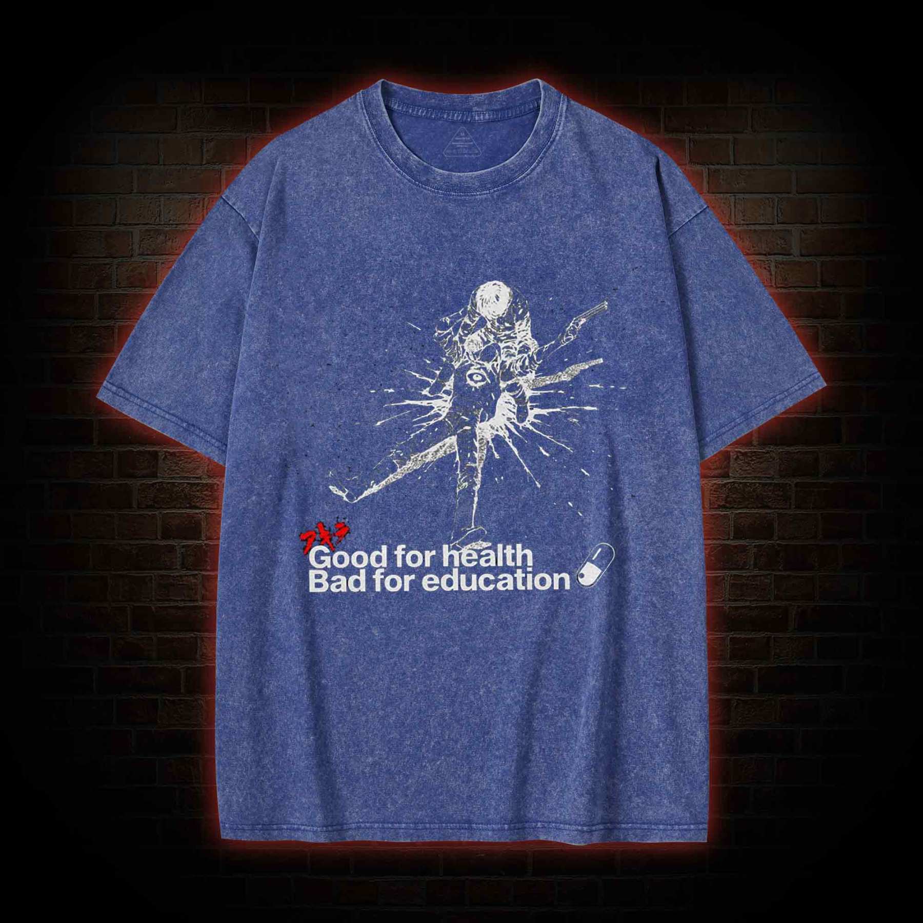 Good for Health Bad for Education Washed T-shirt