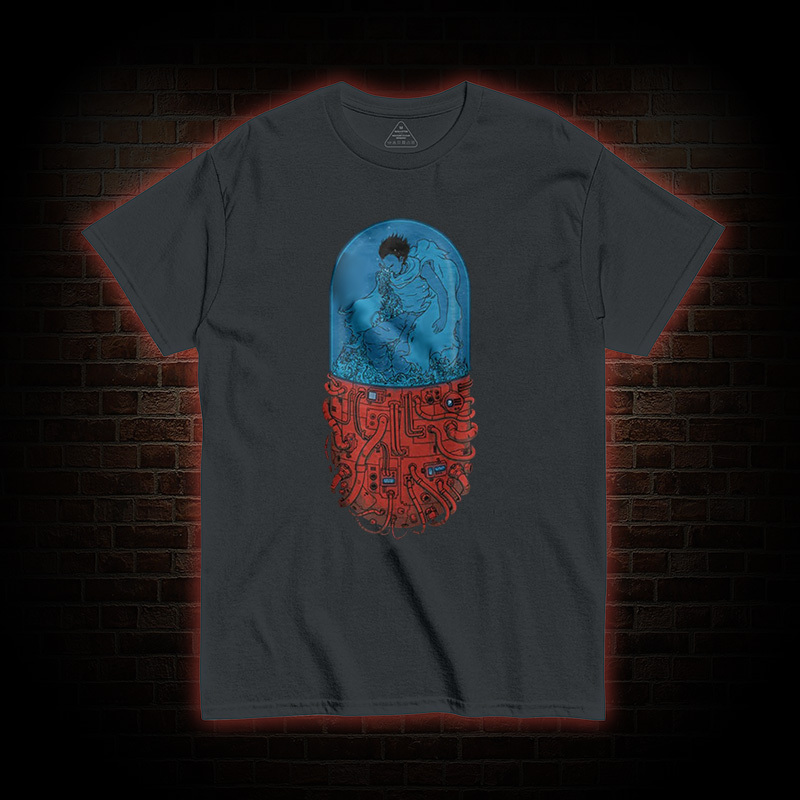 Tetsuo Neo-tokyo 80's Sci-fi Movie T-shirt