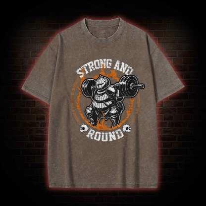Strong and Round Washed T-shirt