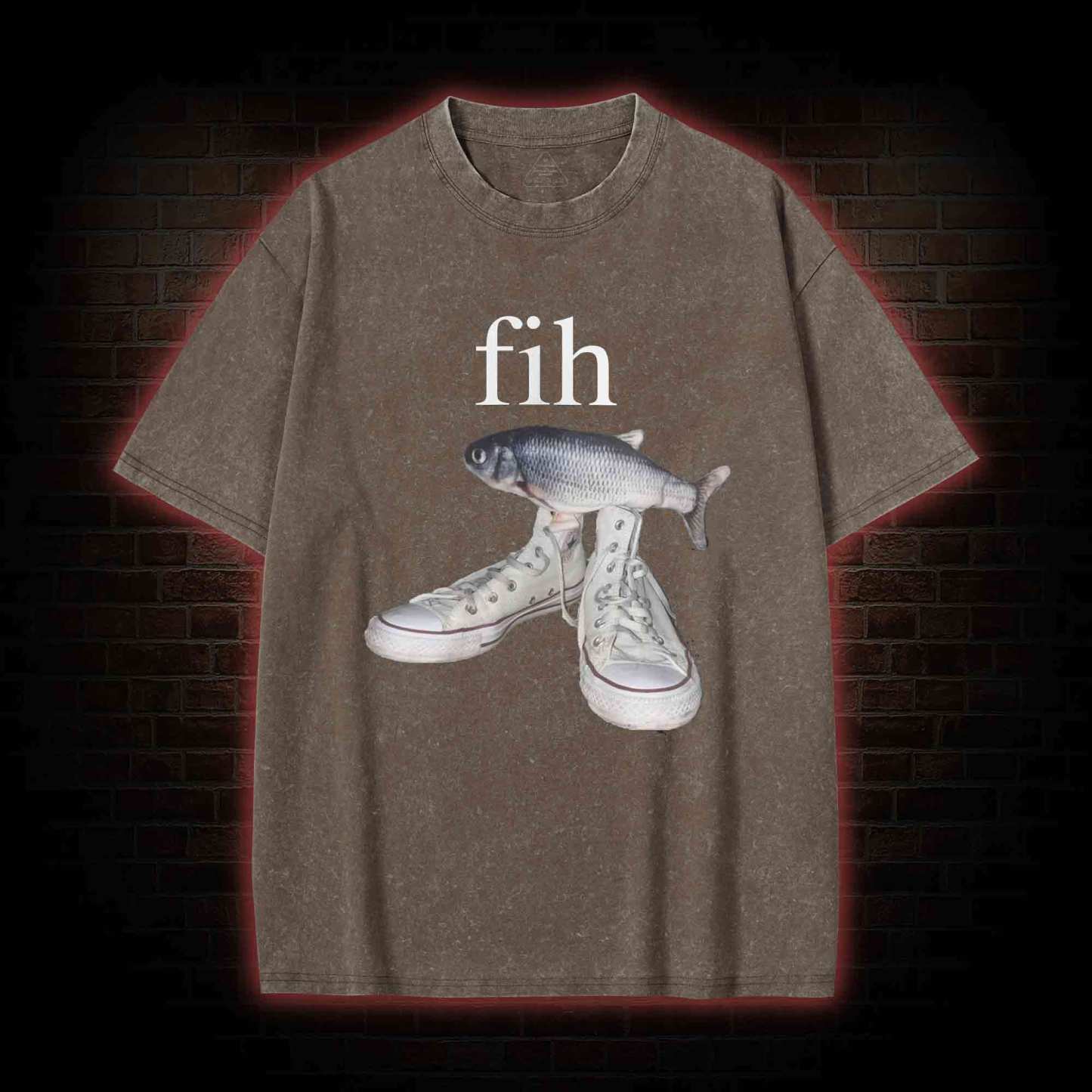 Funny Fish Washed T-shirt