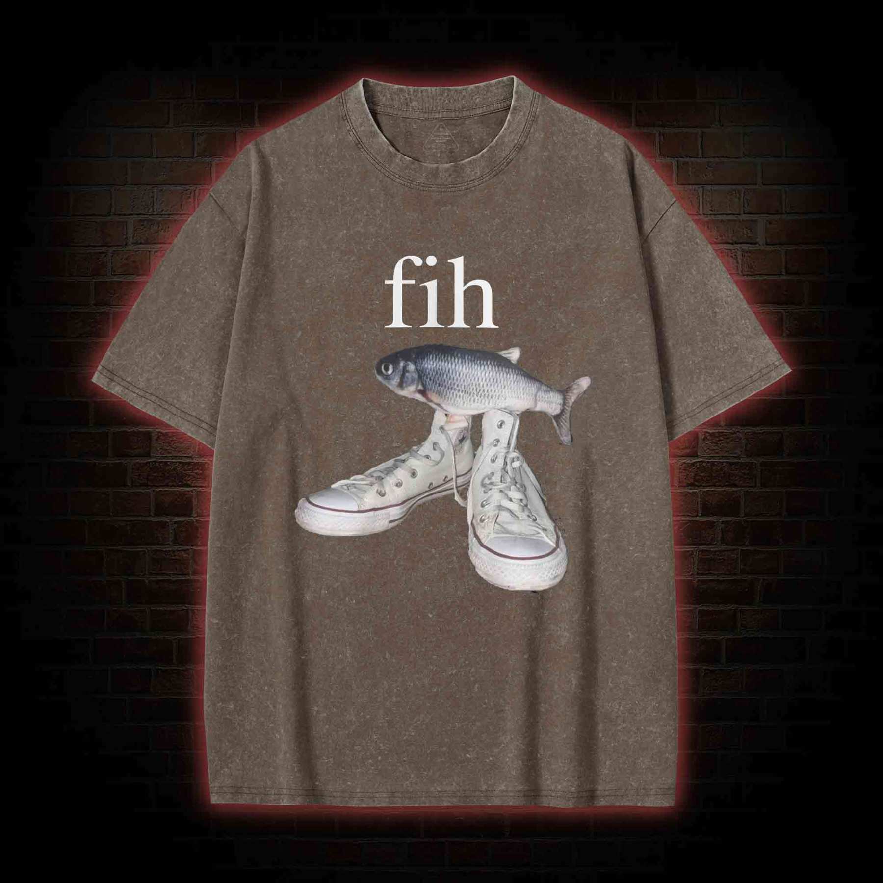 Funny Fish Washed T-shirt