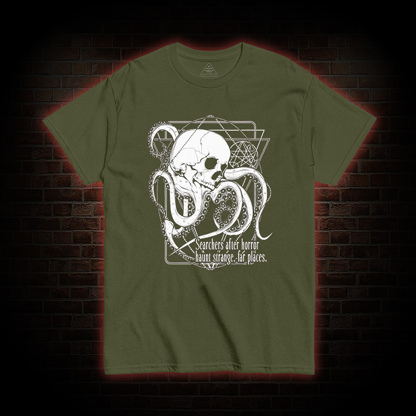 Call Of Cthulhu Searchers After Horror T-shirt