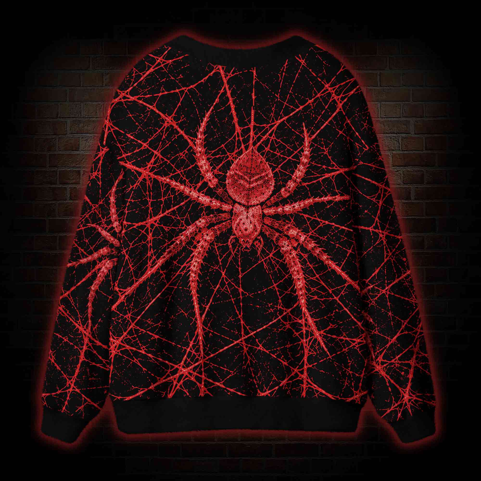 Web of Nightmares Cardigan Sweater