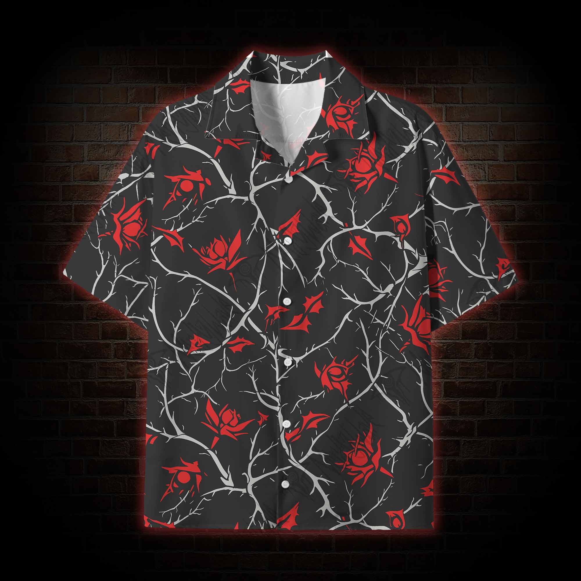 Thorns Lightweight Hawaiian Shirt