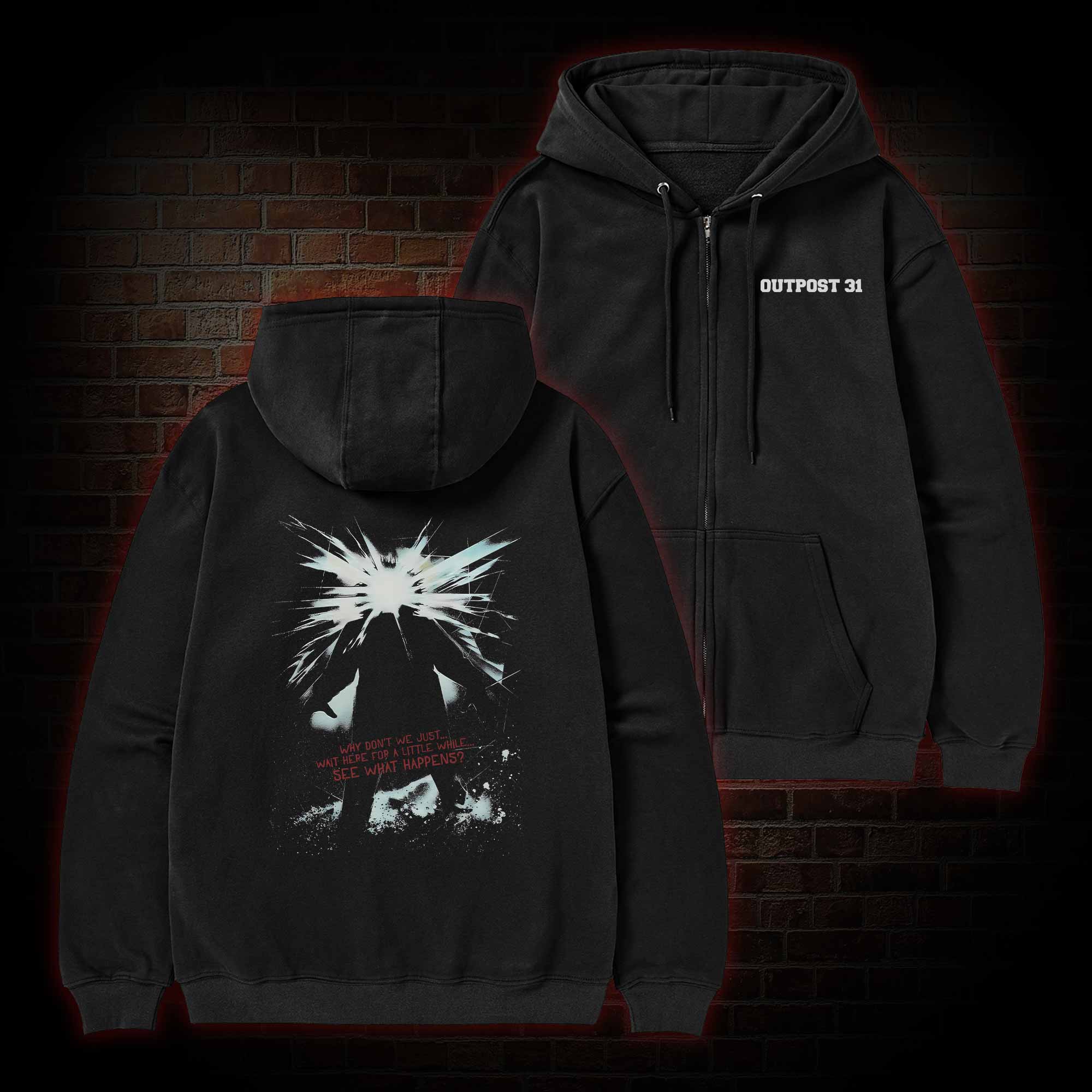 Retro The Thing Zipper Hoodie