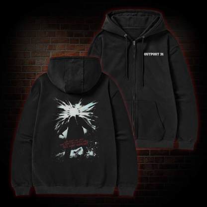 Retro The Thing Zipper Hoodie