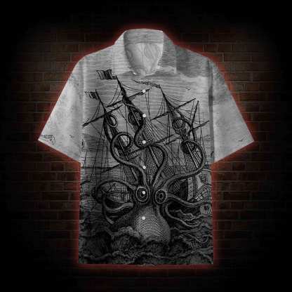 Giant Octopus Button-up Shirt