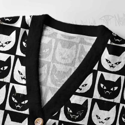 Strange Cat Women's Cardigan Sweater